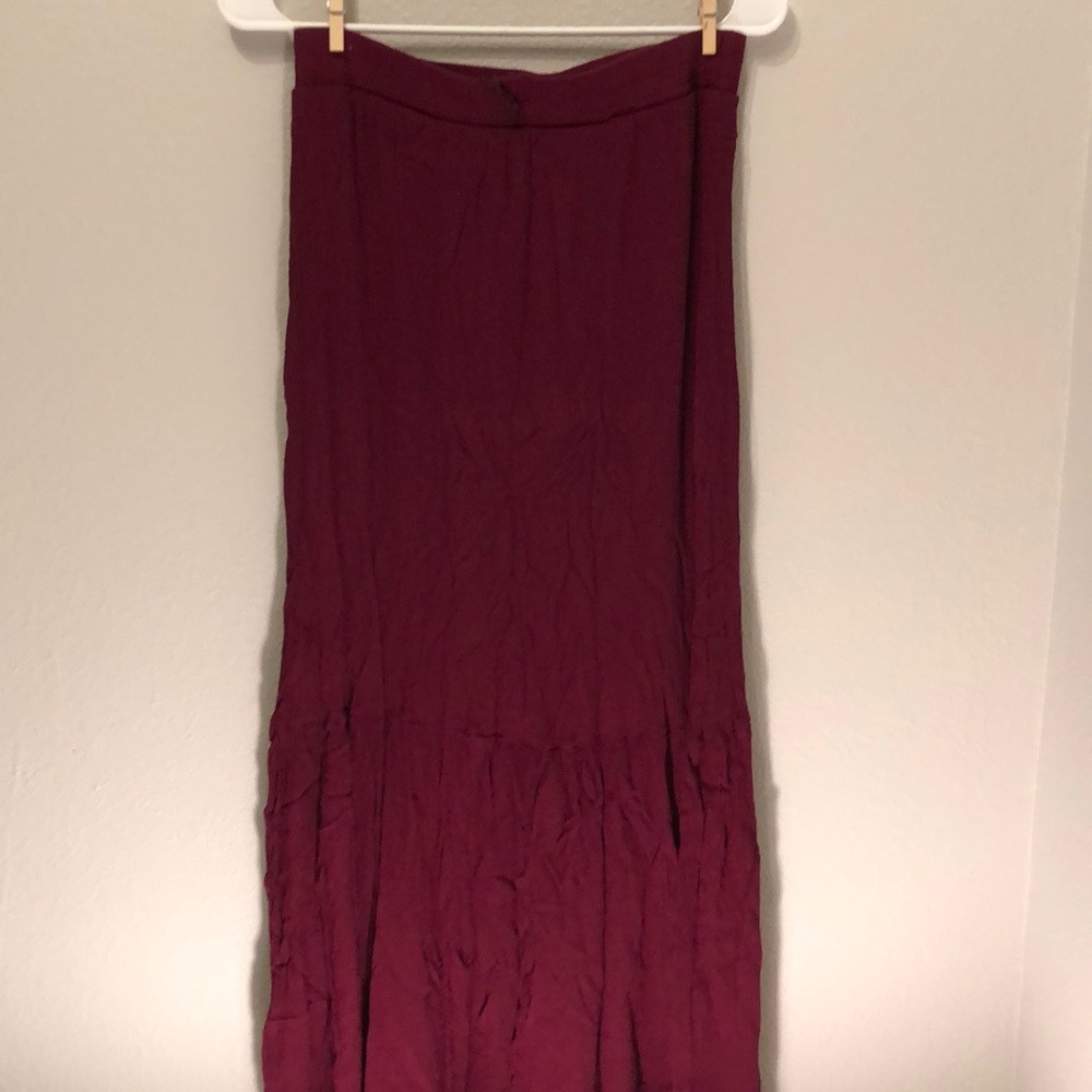 Maroon Maxi Shirt